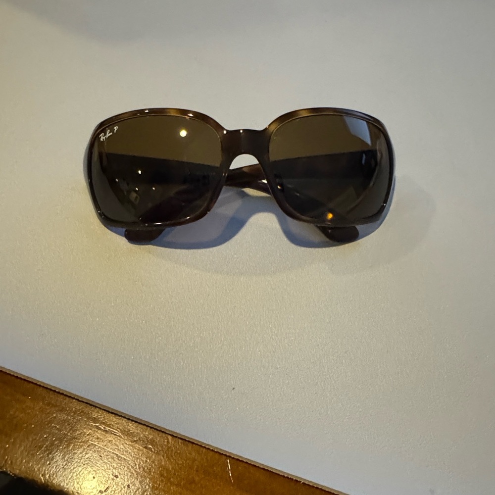 Ray-Ban Classic Tortoise Sunglasses with Dark Lenses